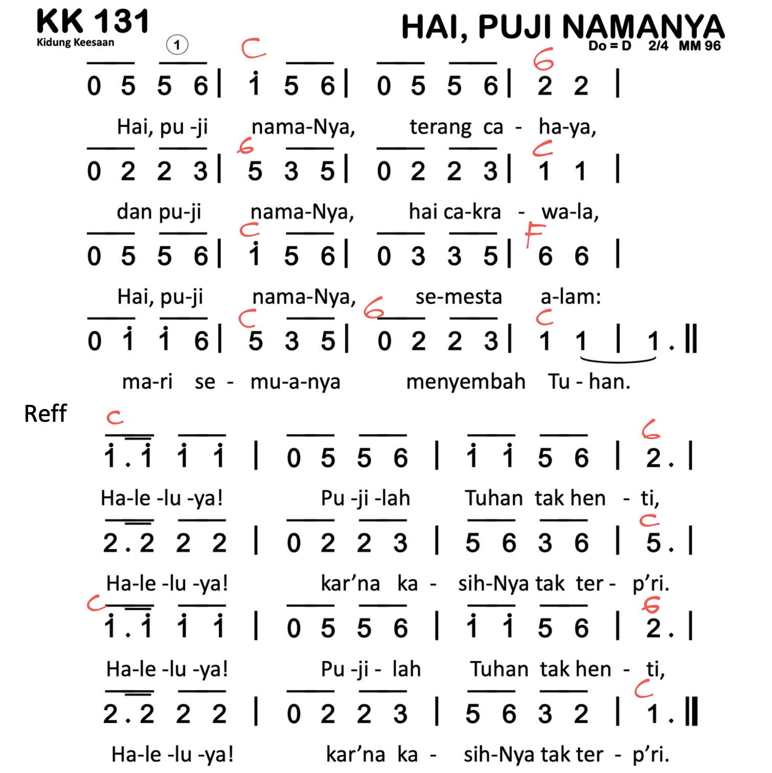 Chord KK 131