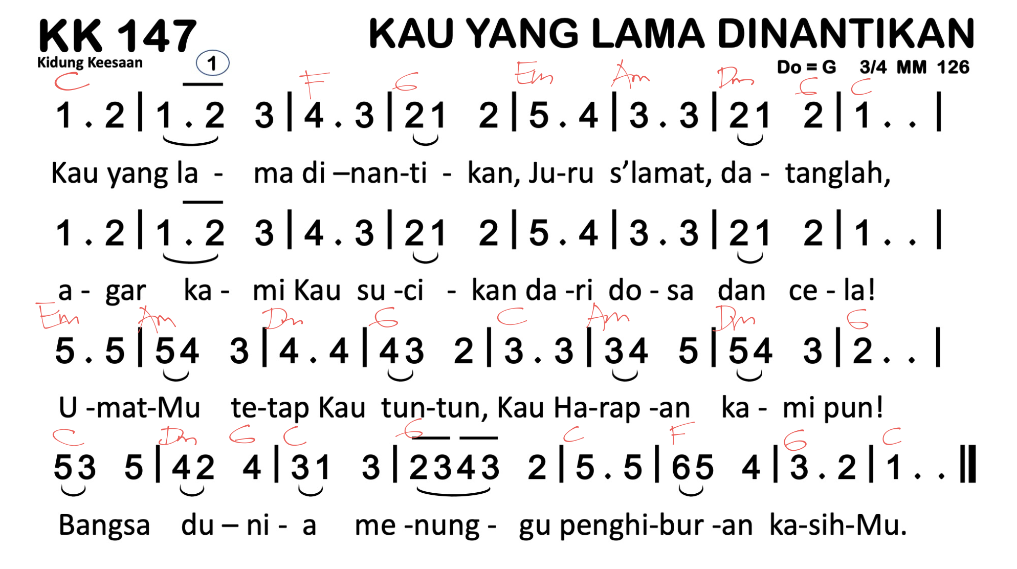 Chord KK 147