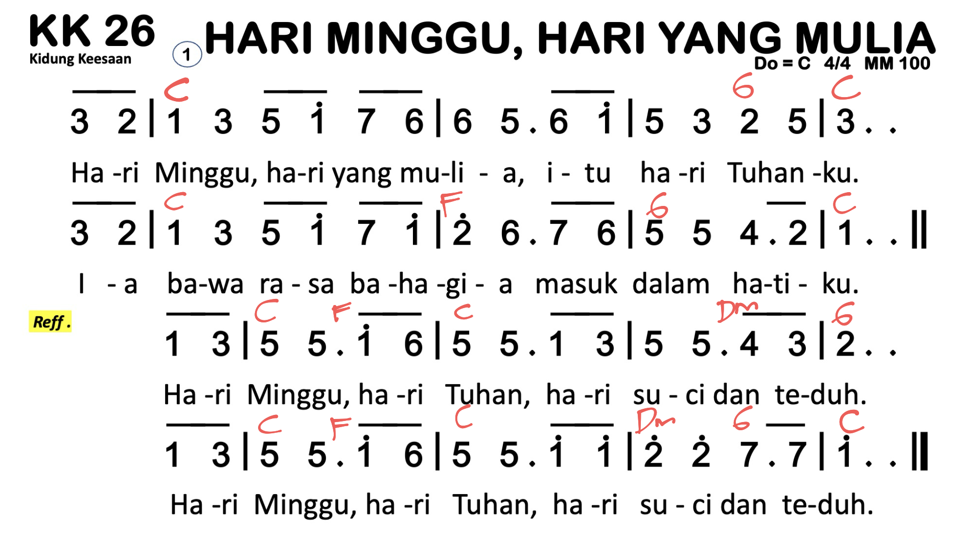 Chord KK 26