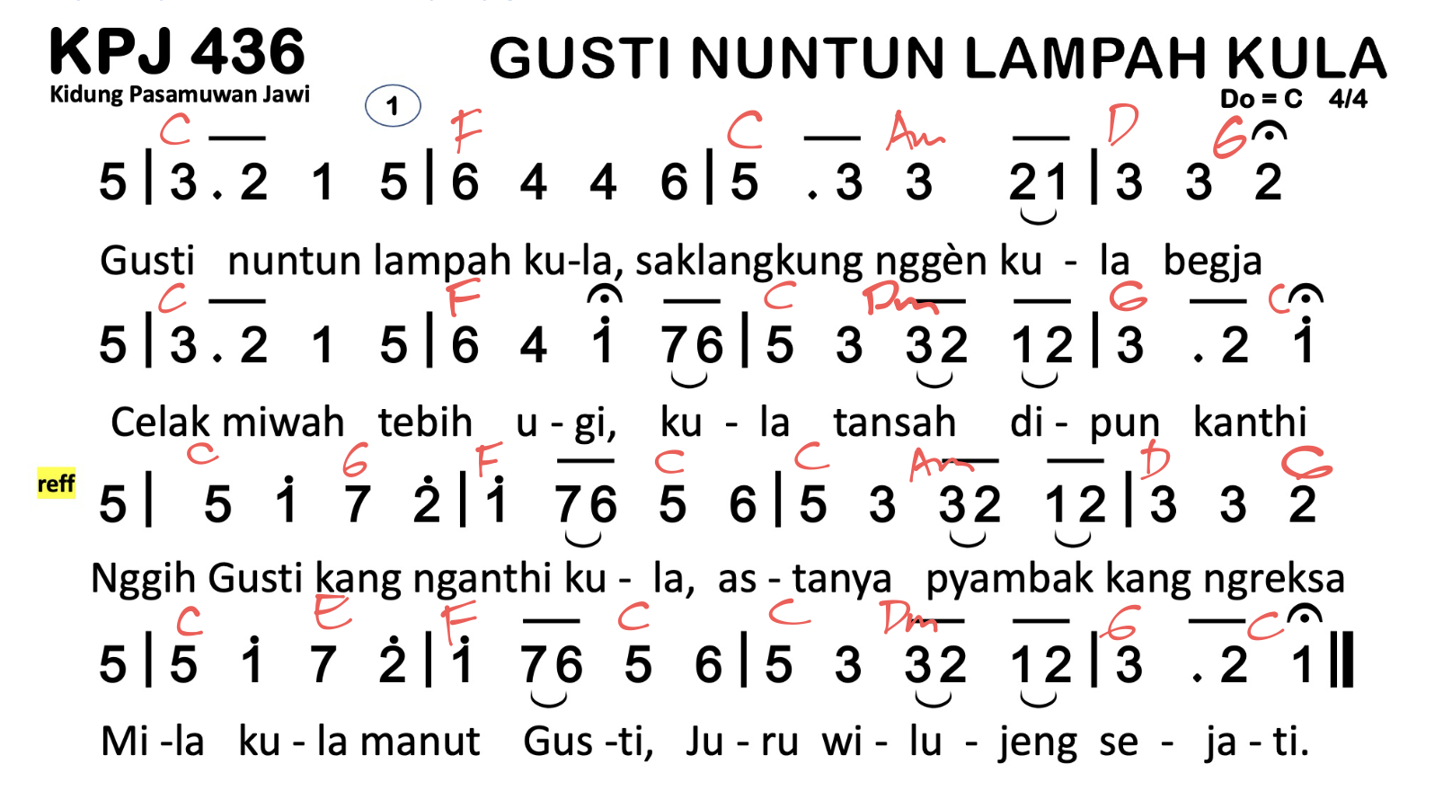 Chord KPJ 436