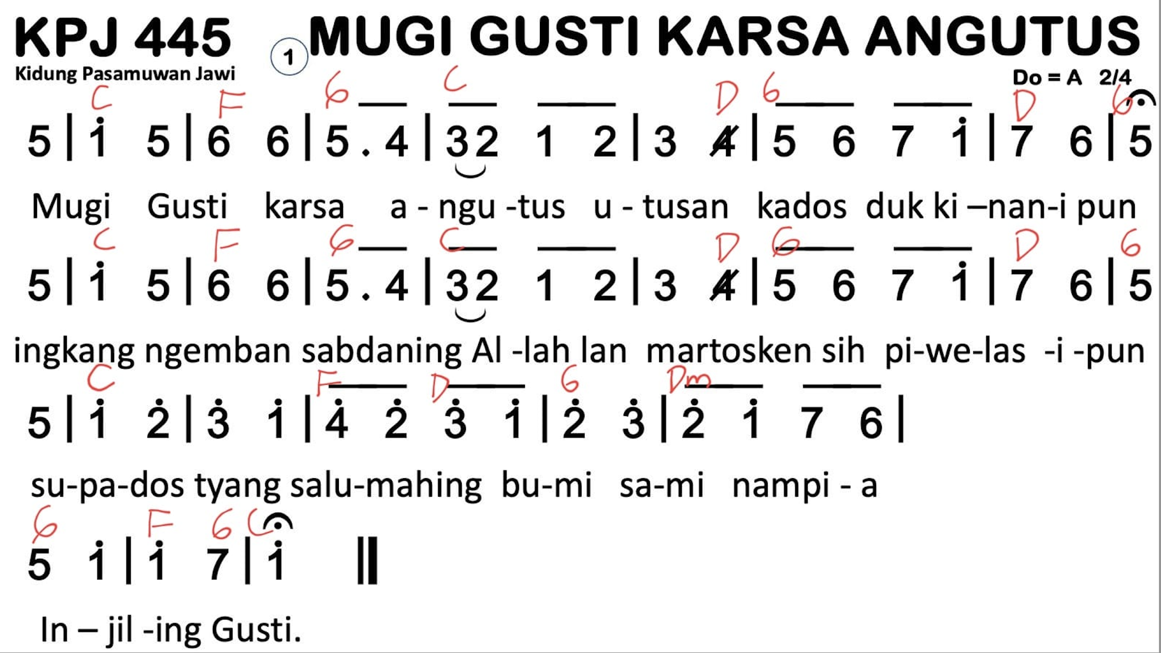 Chord KPJ 445