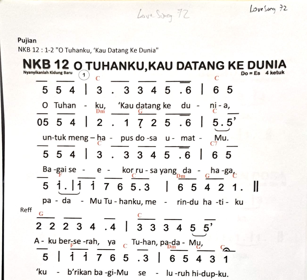 Chord NKB 12