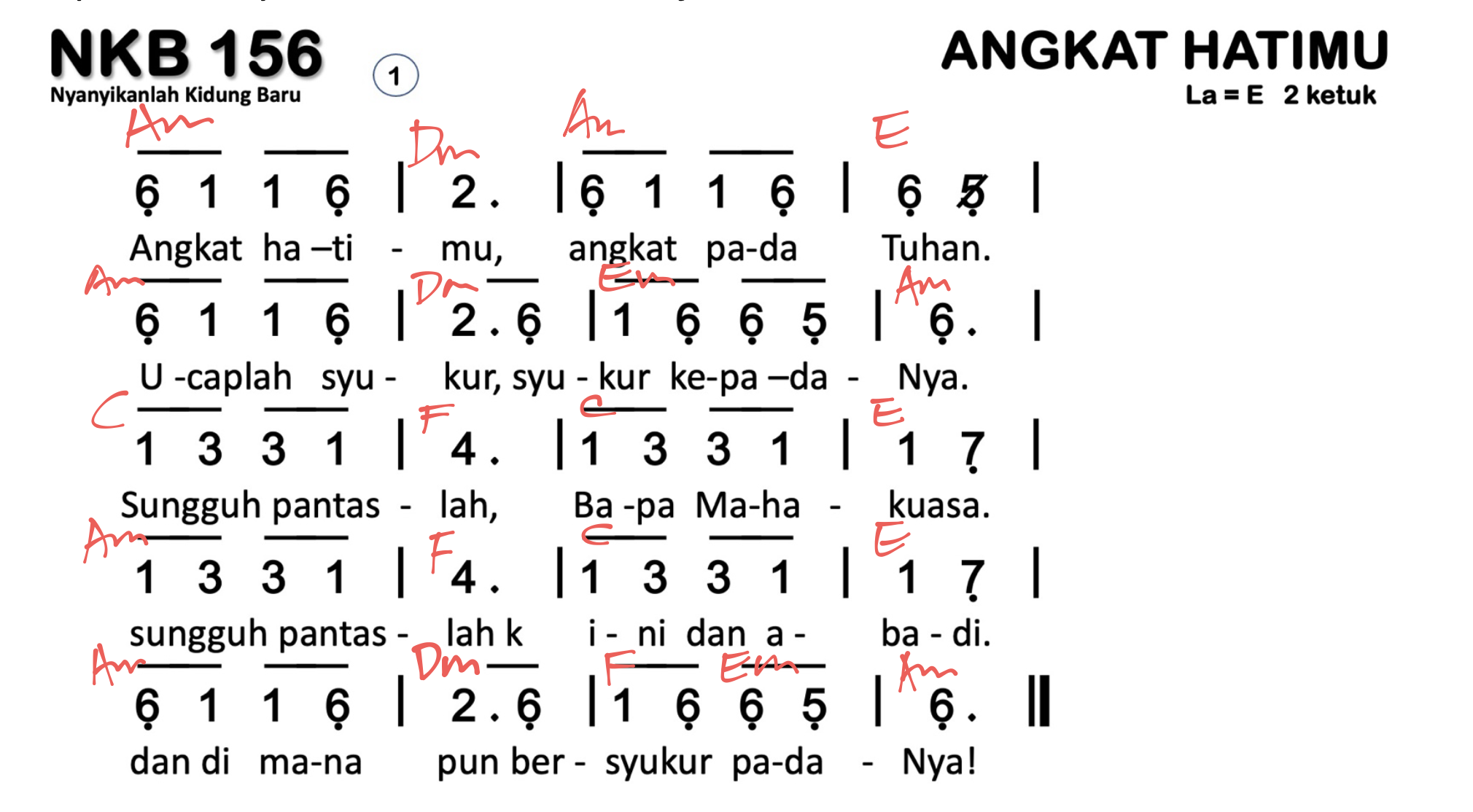 Chord NKB 156
